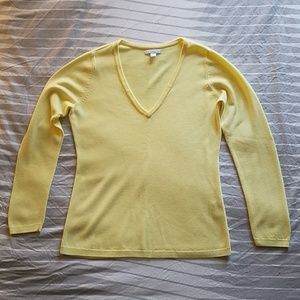 New York & Company yellow long sleeve sweater